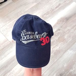 Toddler Infant 18M Lil League Baseball Navy Blue Baseball Cap